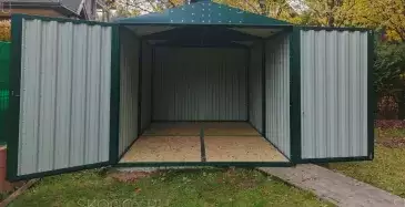 Хозблок для строительных инструментов в зеленом цвете в с. Акулово, Одинцовский г.о, МО